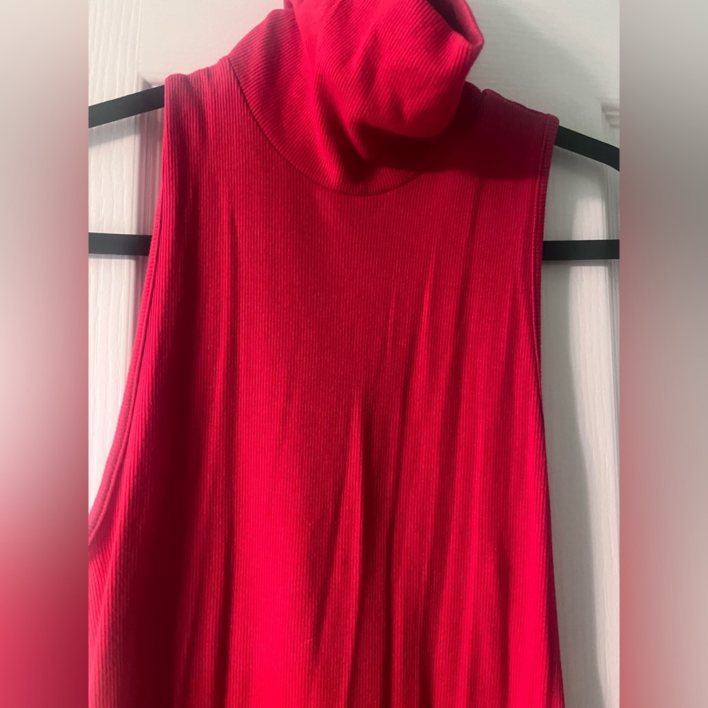 Zara Bold Red Knit Top